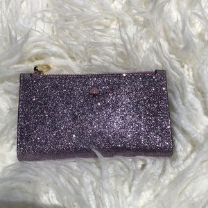 Kate Spade wallet. Lilac glitter
